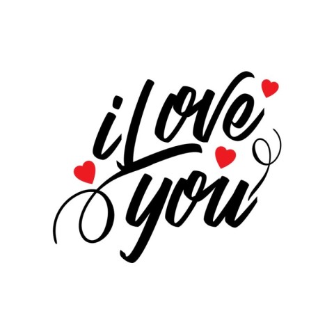 I Love You. A Simple yet Powerful Declaration. Vector art illust