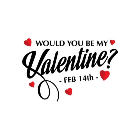 Would You Be My Valentines Feb 14. A Sweet Valentine's Day Invit