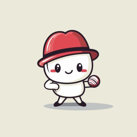 Cute cartoon Mascot Character Design. Mascot design concept