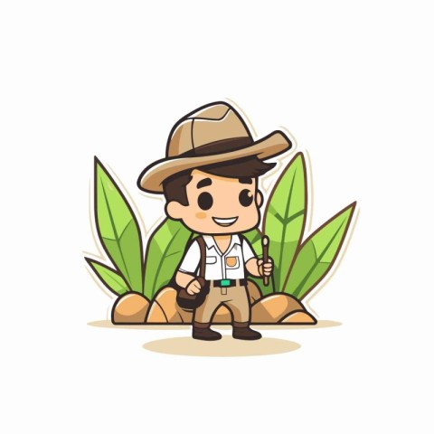 farmer cartoon theme vector art illustration eps10 graphic desig