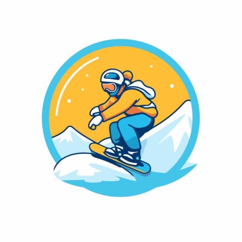 Snowboarder. skier. snowboarder. snowboarder vector illustration