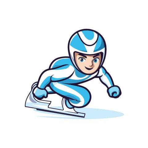 Winter sport icon. Cartoon illustration of winter sport icon for