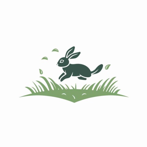 Rabbit logo design vector template. Animal icon design. Vector i