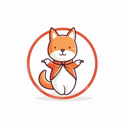 cute cat cartoon design. vector illustration eps10 graphic.