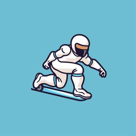 Snowboarder vector logo design template. Snowboarder icon.