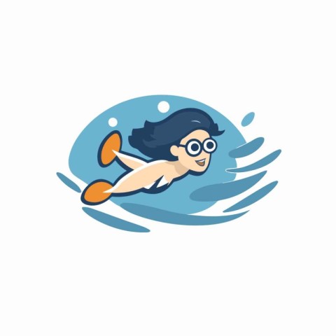 Swimming Pool Icon Logo Design Element. Editable Vector Illustra