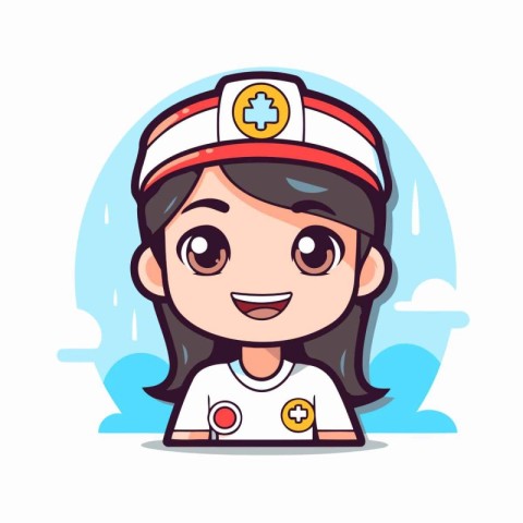 Nurse - Cute Cartoon Style Vector IllustrationÃ¯Â»Â¿