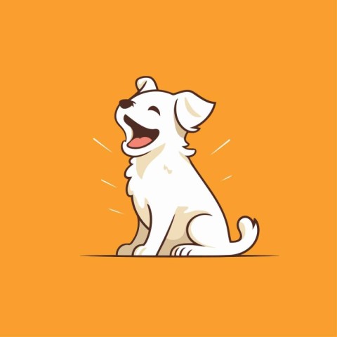 Cute dog. Vector illustration. Can be used for t-shirt design. p