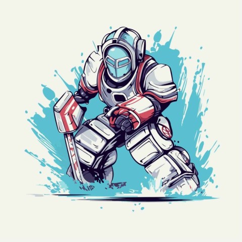 Astronaut in space suit. Vector illustration of an astronaut.