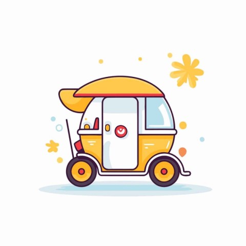 Tuk tuk icon. Tuk tuk icon. Vector illustration