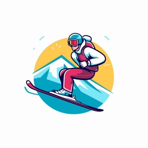 Snowboarder. snowboarder. skier. snowboarder vector icon