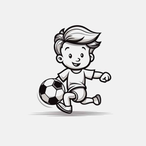 Soccer player cartoon sport mascot vector design. Soccer player