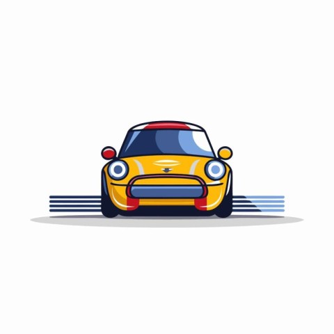 Sport car icon. Flat illustration of sport car icon for web desi