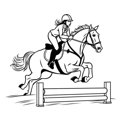 Equestrian sport design. vector illustration eps10 graphic.