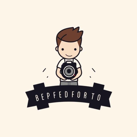 Photographer concept with icon design. vector illustration 10 ep