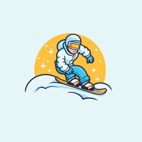 Snowboarder. skier. snowboarder. snowboarder. snowboarder vector