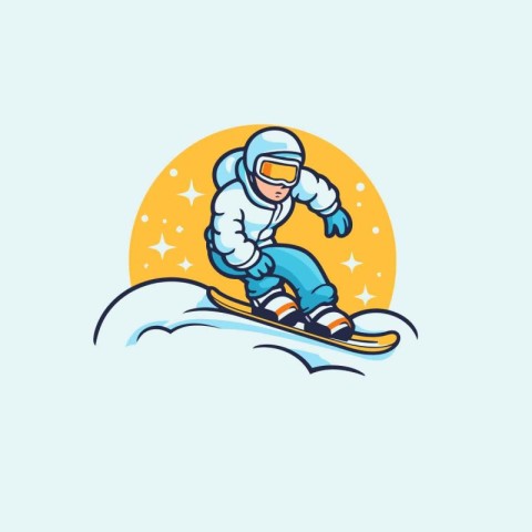 Snowboarder. skier. snowboarder. snowboarder. snowboarder vector