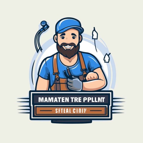 Plumber. plumber. plumber. worker. Vector illustration