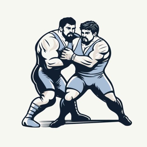 Rugby players action cartoon graphic vector. Sport wrestling. Am