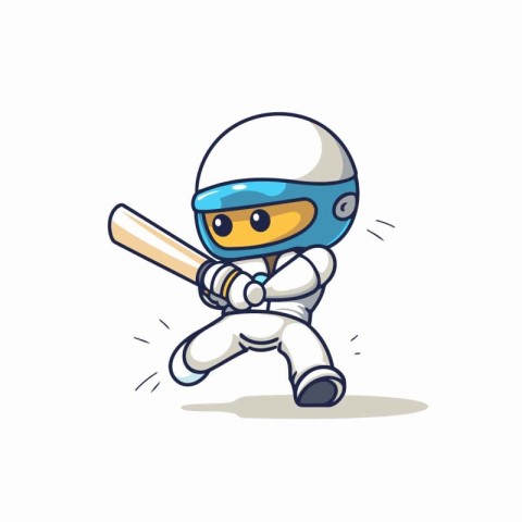 Cricket Mascot Character Mascot Design Vector Illustration