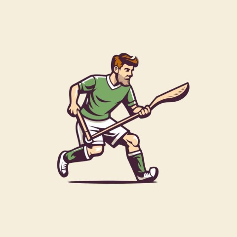 Baseball player with bat and ball. vector illustration graphic d