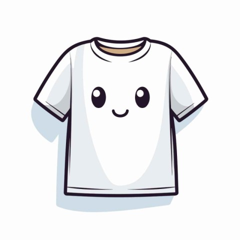 kawaii t-shirt kawaii character vector illustration design