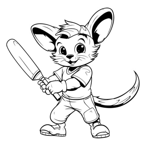 Cartoon Illustration of Little Fox Mascot Character Mascot