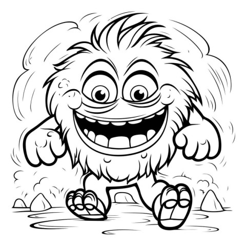 Cartoon Illustration of Funny Lion Comic Animal Character for Co