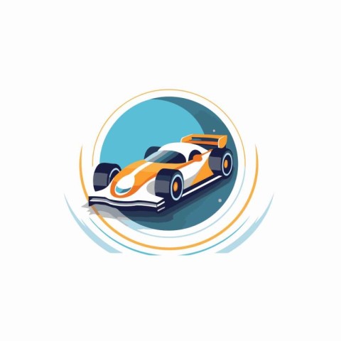 Race car vector logo design template. Car icon. Vector illustrat