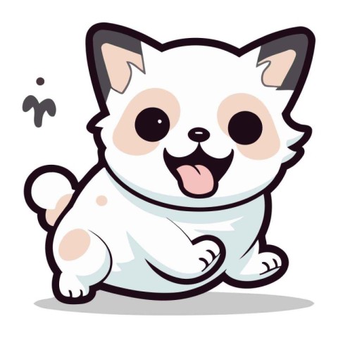 Cute Cartoon Chihuahua Puppy Character Vector Illustration