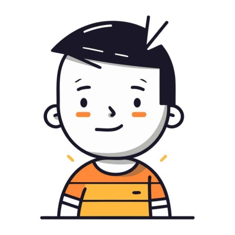 Character illustration design. Businessman. cartoon. cute. kid.