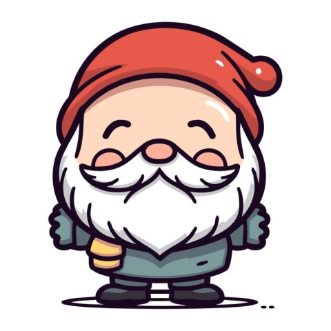 Santa Claus   Cartoon Vector Illustration