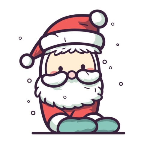 Santa Claus vector illustration. Santa Claus vector illustration