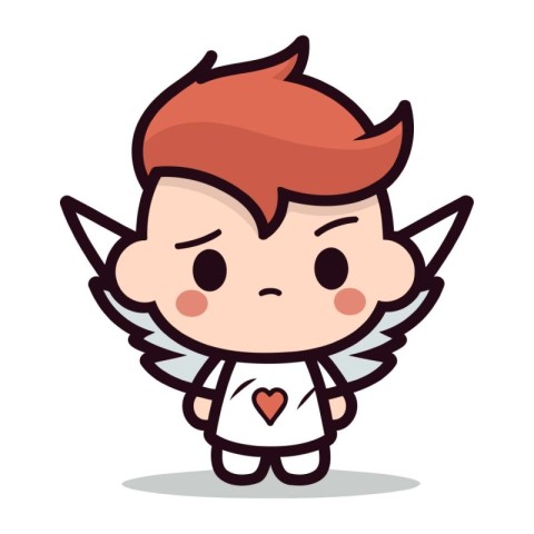 Cupid   Cute Cupid Cartoon Character Vector Illustration Design