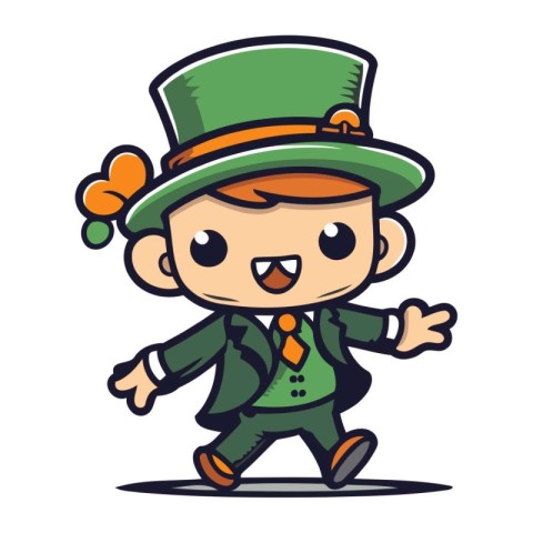 Leprechaun   St. Patricks Day Cartoon Vector Character