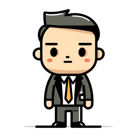 Businessman   Business Cartoon Vector Illustration