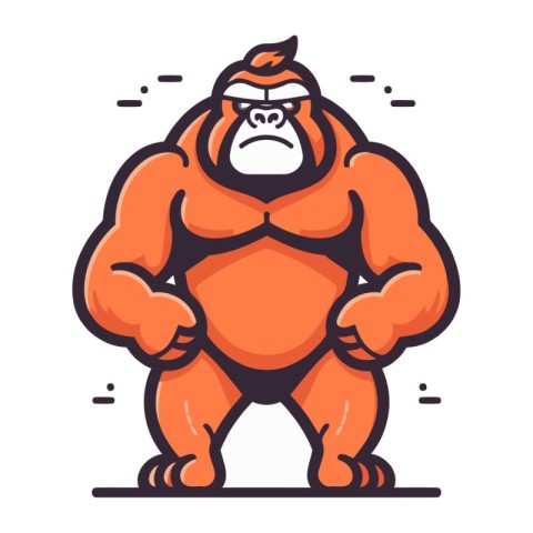 Sumo mascot logo design. Sumo sportsman logo design vector