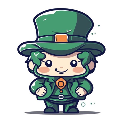 Leprechaun Mascot Character Vector Illustration Design