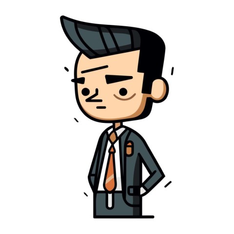 Businessman Vector Icon   Businessman Cartoon Character Vector I