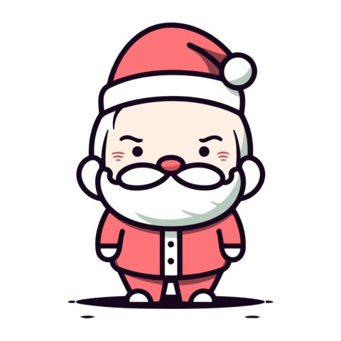 Santa Claus   Cartoon Vector Illustration