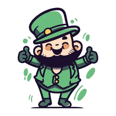 Leprechaun   St Patricks Day Cartoon Vector Character