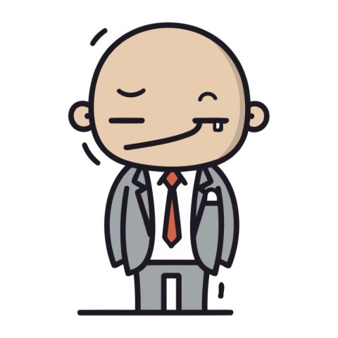 businessman character design. vector illustration eps10 graphic