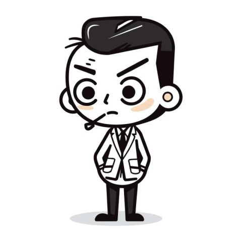 Doctor   Cartoon Vector Illustration