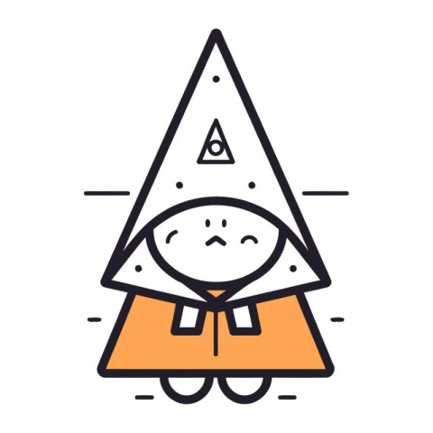 Boy in rocket line icon. concept sign. outline vector illustrati