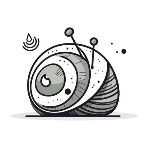 Spiral icon. Cartoon illustration of spiral vector icon for web