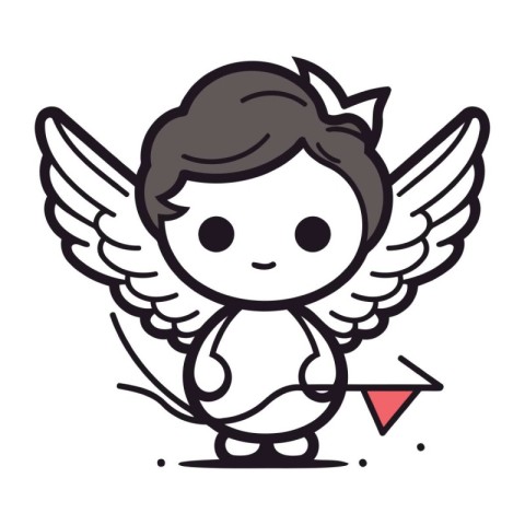 Cupid Vector Icon. Cupid Logo. Cupid vector icon