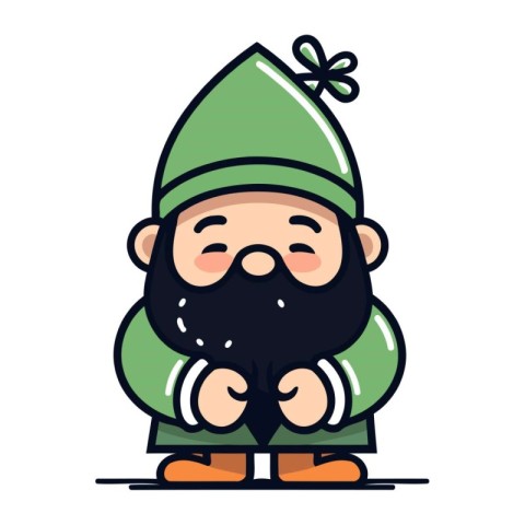 Leprechaun  St. Patricks Day Vector Cartoon Character