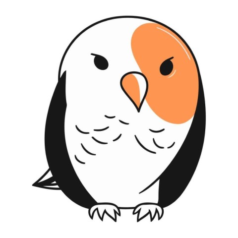 Penguin icon. Simple illustration of penguin vector icon for web