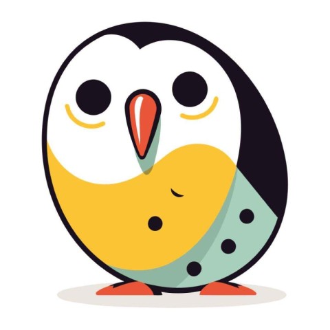 Cute penguin cartoon vector illustration. Cute cartoon penguin c