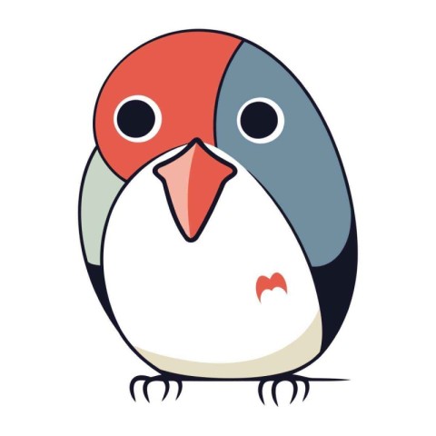 cute penguin animal cartoon vector illustration graphic design v